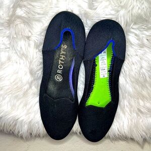Rothy’s women black ballet flat size 10.5